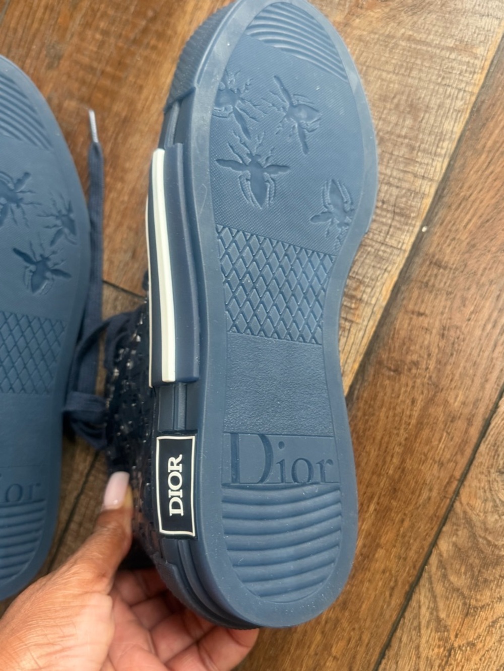 Dior Navy Blue Sneakers Box - Picture 5 of 10
